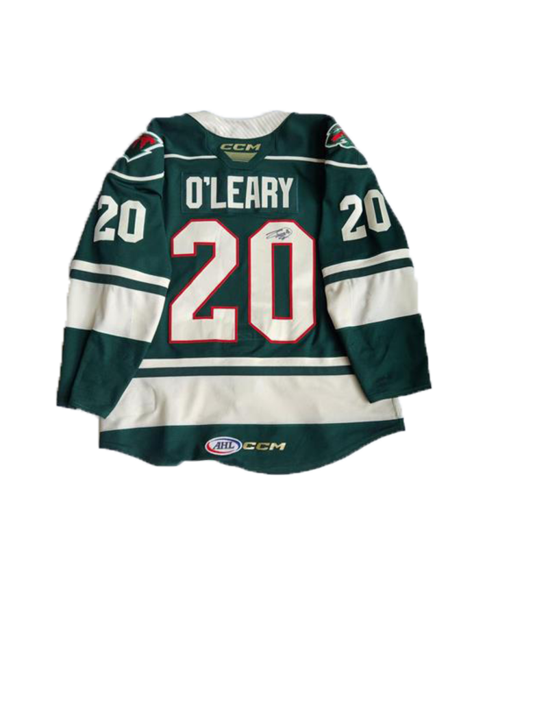 CCM 2022/23 Set #1 Green Jersey, Player Worn, (Signed) O'Leary