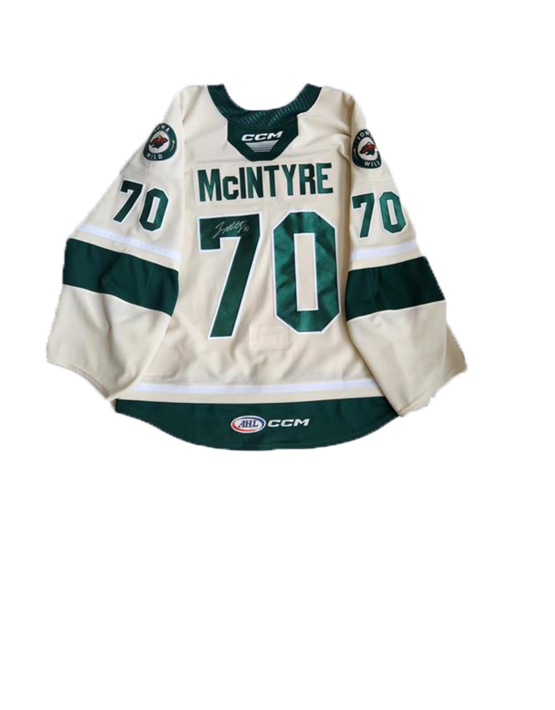 CCM 2022/23 Set #1 Wheat Jersey, Player Worn, (Signed) McIntyre #70