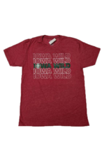 J. America (Was $28.00) Cardinal Iowa Wild Repeating T-shirt