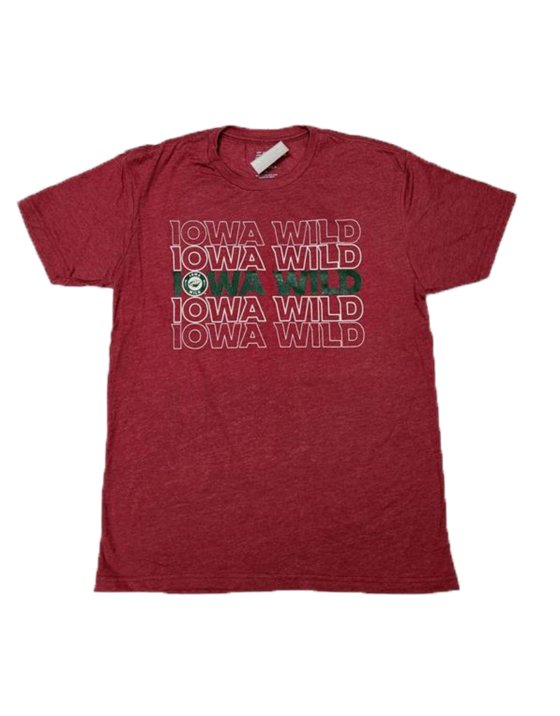 J. America (Was $28.00) Cardinal Iowa Wild Repeating T-shirt