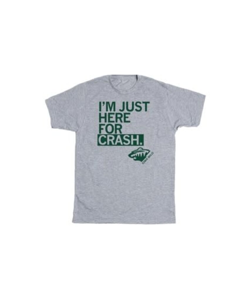 RAYGUN - Just Here For Crash Gray T-Shirt