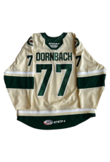 2022/23 Set #1  Wheat Jersey, Player Worn, (Signed) Dornbach #77