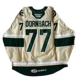 2022/23 Set #1  Wheat Jersey, Player Worn, (Signed) Dornbach #77