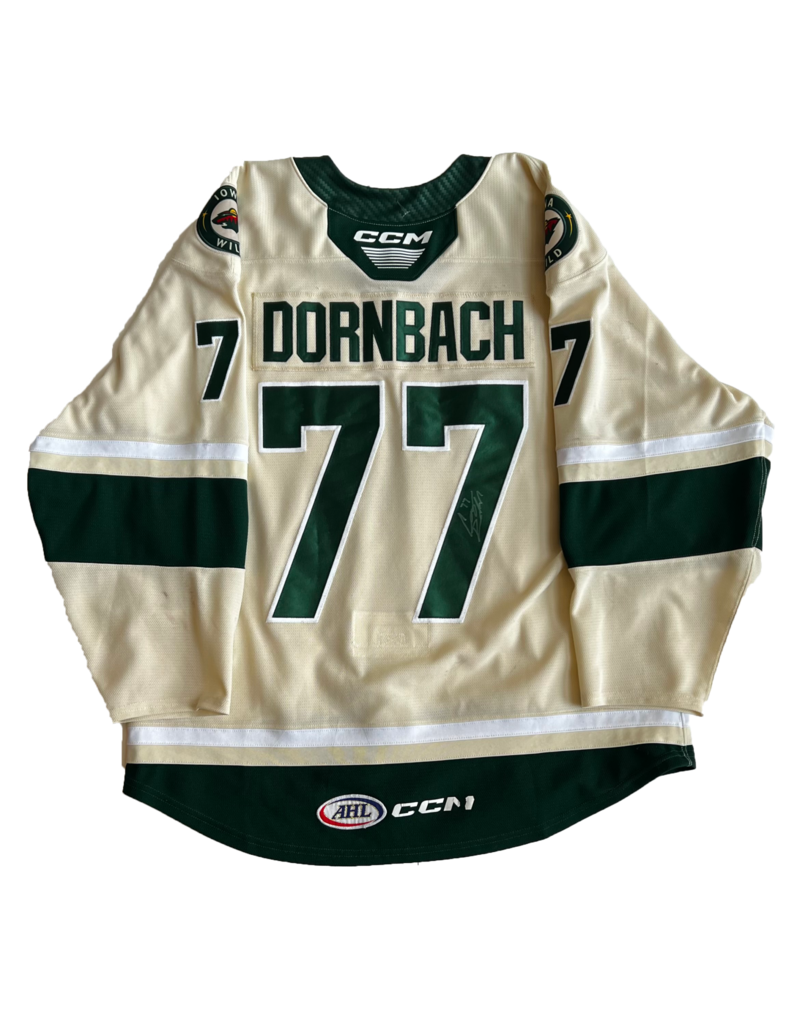 CCM 2022/23 Set #1  Wheat Jersey, Player Worn, (Signed) Dornbach #77