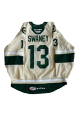 CCM 2022/23 Set #2 Wheat Jersey, Player Worn, (Signed) Swaney #13