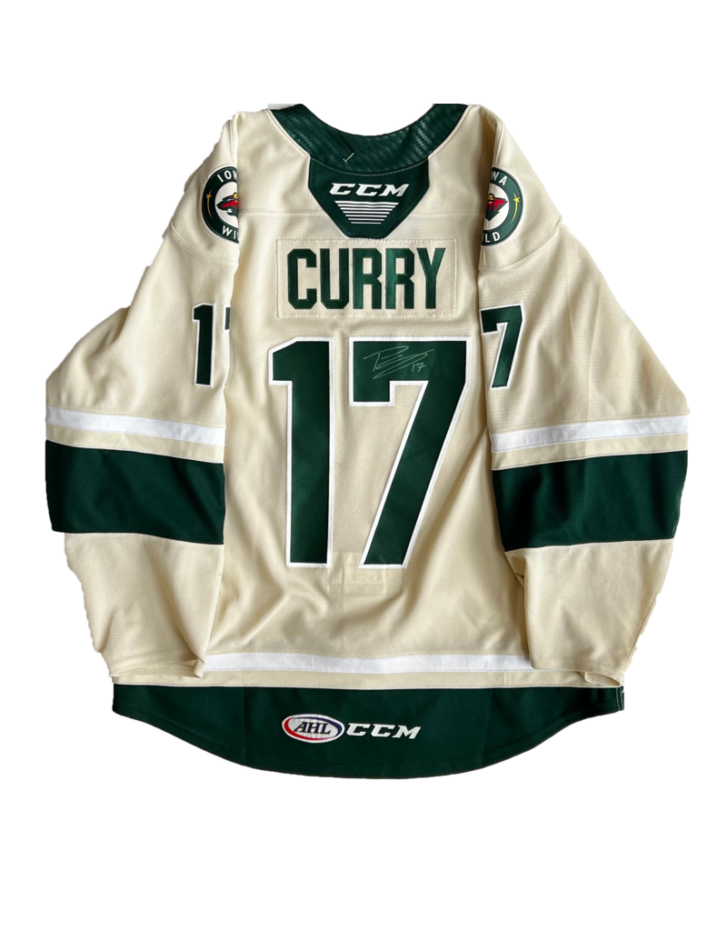CCM 2022/23 Set #2 Wheat Jersey, Player Worn, (Signed) Curry #17