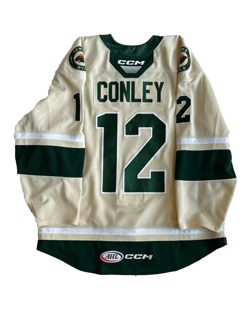 2022/23 Set #2 Wheat Jersey, Player Worn, (Signed) Conley #12