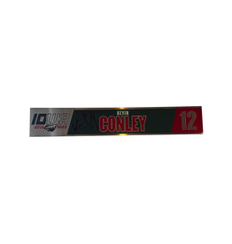 2022-23 Player Signed Home Metal Nameplate Conley #12