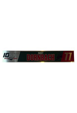 2022-23 Player Signed Home Metal Nameplate Dornbach #77