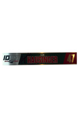 2022-23 Player Signed Home Metal Nameplate Hausinger #47