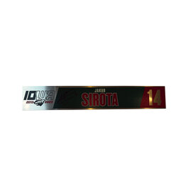 2022-23 Player Signed Home Metal Nameplate Sirota #14