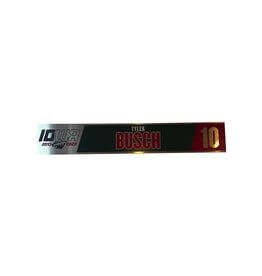 2022-23 Unsigned Home Metal Nameplate Busch #10