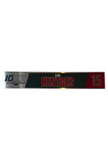 2022-23 Unsigned Home Metal Nameplate Hentges #15