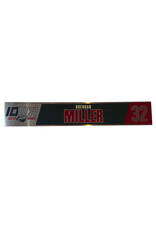 2022-23 Unsigned Home Metal Nameplate Miller #32