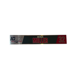 2022-23 Unsigned Home Metal Nameplate Miller #32