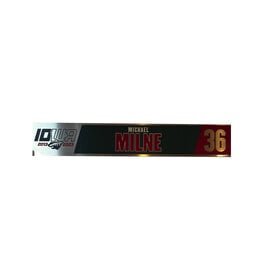 2022-23 Unsigned Home Metal Nameplate Milne #36
