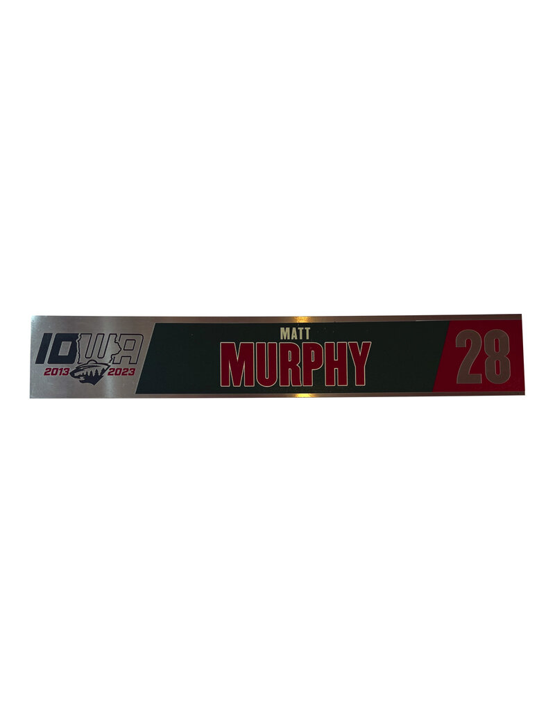 2022-23 Unsigned Home Metal Nameplate Murphy #28