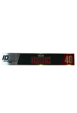 2022-23 Unsigned Home Metal Nameplate Orzeck #40