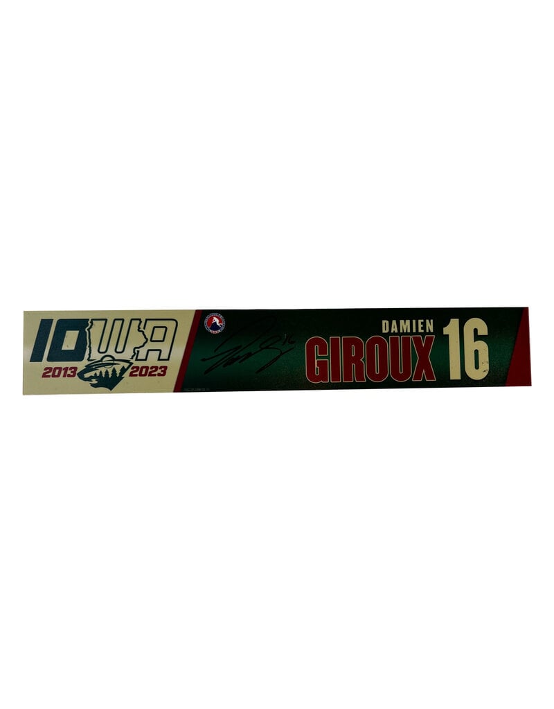 2022-23 Player Signed Road Nameplate Giroux #16