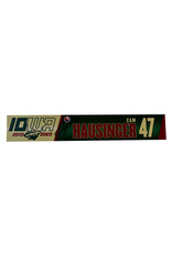 2022-23 Player Signed Road Nameplate Hausinger #47