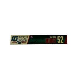 2022-23 Player Signed Road Nameplate Hunt #52