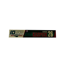 2022-23 Player Signed Road Nameplate Kaspick #26