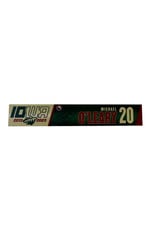 2022-23 Player Signed Road Nameplate O'Leary #20