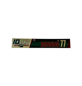 2022-23 Unsigned Road Nameplate Ronning #77