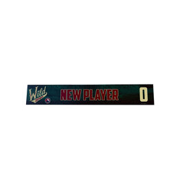 2022-23 Blank "New Player 0" Nameplate