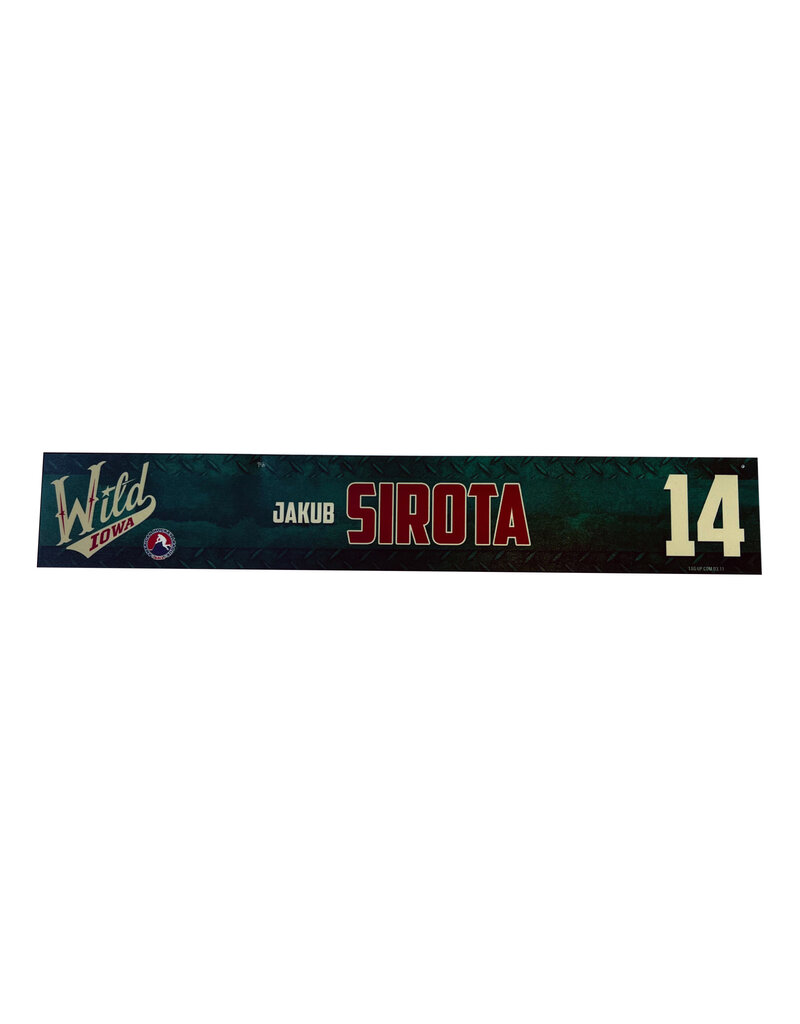 2022-23 Unsigned Nameplate Sirota #14