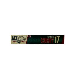 2022-23 Player Signed Road Nameplate Curry #17