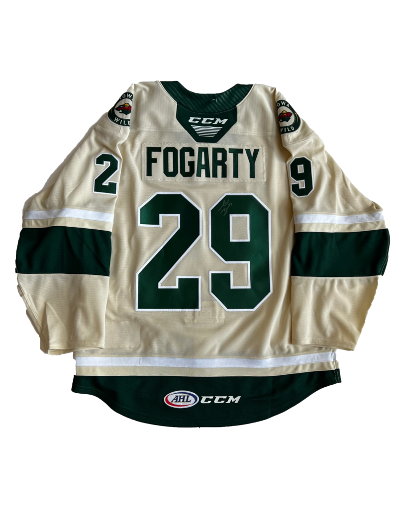 2022/23 Set #1 Wheat Jersey, Player Worn, (Signed) Fogarty