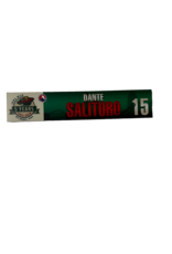 17-18 Nameplate #15 Salituro (Signed) Green 5 Year