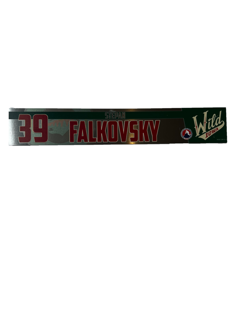 19-20 Metal Nameplate Falkovsky #39