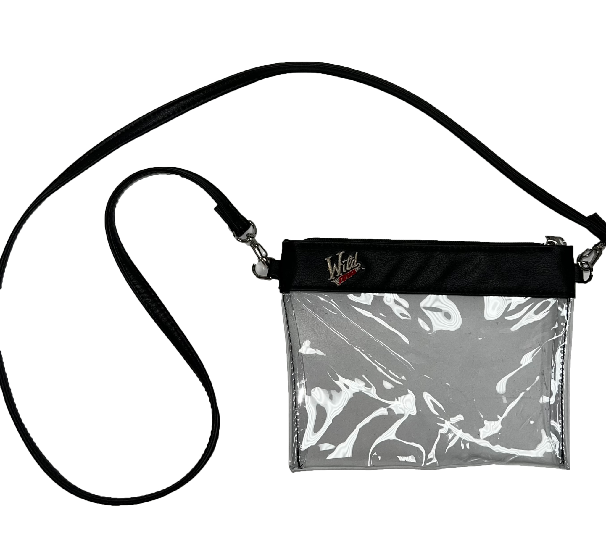 Black and Clear Crossbody Bag - Clear Concert Bag - Clear Purse - Lulus