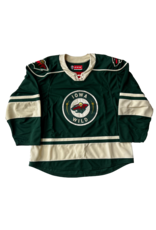 CCM Green Authentic Cut Jersey