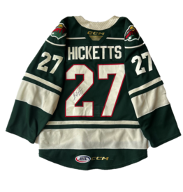 2022/23 Set #1 Green Jersey, Player Worn, (Signed) Hicketts "A"