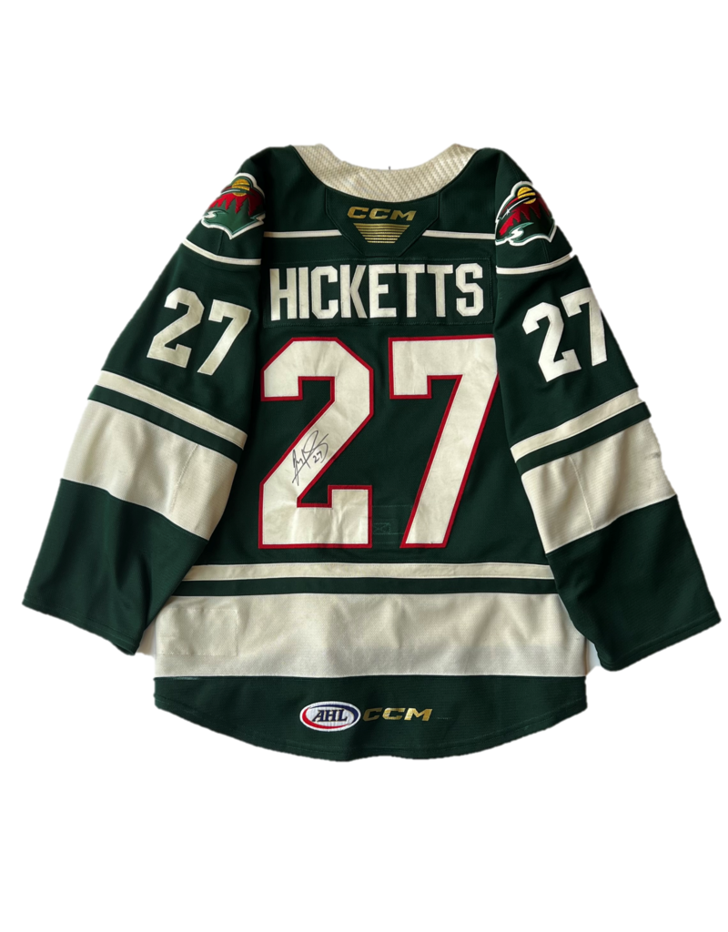 CCM 2022/23 Set #1 Green Jersey, Player Worn, (Signed) Hicketts "A"
