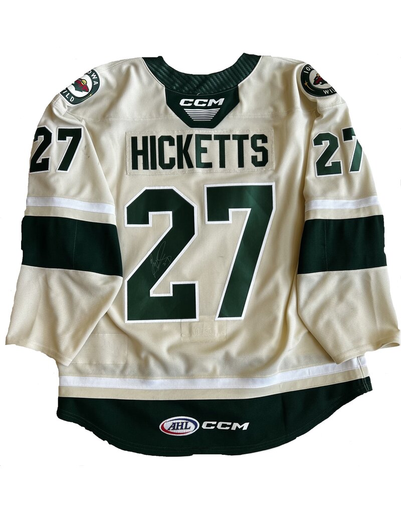 CCM 2022/23 Set #1 Wheat Jersey, Player Worn, (Signed) Hicketts "A"