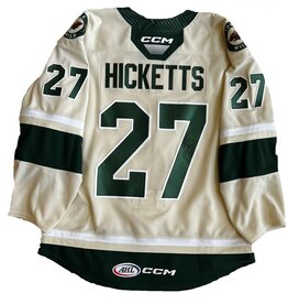 CCM Pro Stock Iowa Wild Game Worn Signed Jersey FERRARO 1129