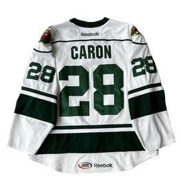 CCM 13-14 Inaugural Season - Caron #28 White Jersey