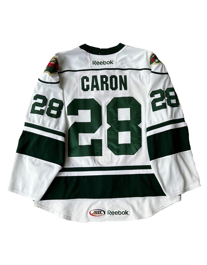 CCM 13-14 Inaugural Season - Caron #28 White Jersey