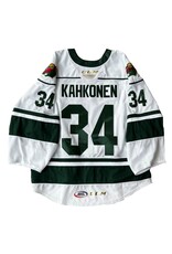 CCM Kahkonen (#34) White Game Worn Jersey 2020/21 Set #1