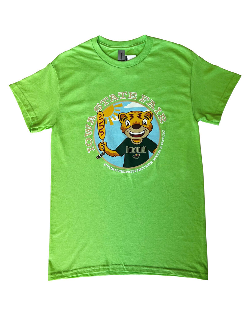 (Was $20.00) Adult Lime Green 2023 State Fair Tee