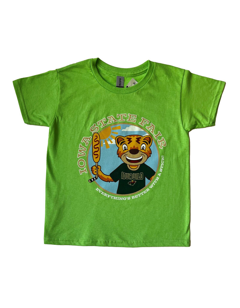 (Was $20.00) Youth Lime Green 2023 State Fair Tee