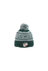 Zephyr Striped Go Wild Pom Beanie