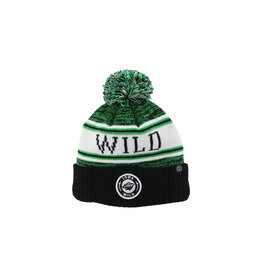 Zephyr (Was $34.00) Devote Jacquard Kelly Green Pom Beanie