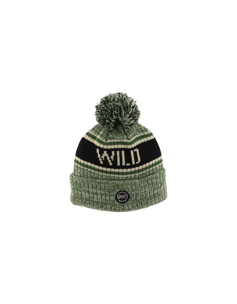 Zephyr Zephyr - OHT Martial Olive Pom Beanie