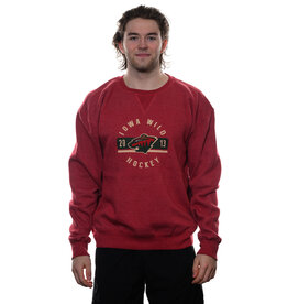 Signature Concepts Heather Red Hyland  Crew Sweatshirt