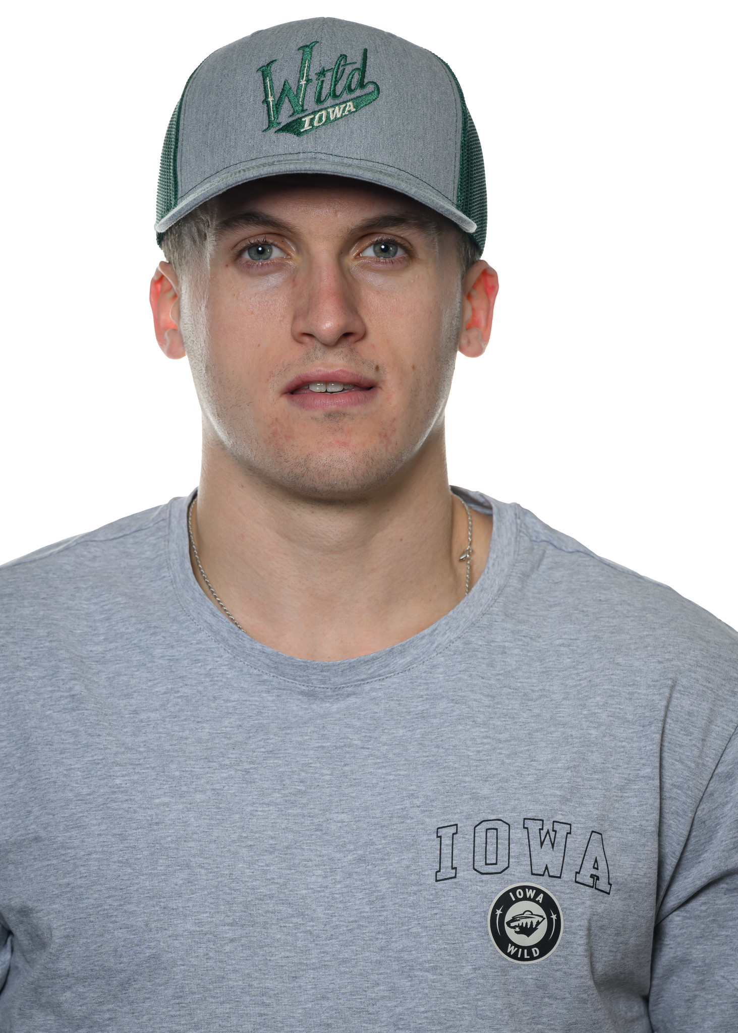 Richardson Primary IA Wild Logo Snapback Trucker Hat Iowa Wild Hockey